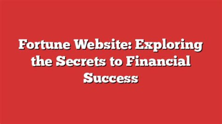 Exploring The Secrets To Financial Success