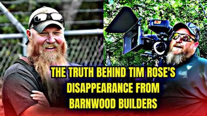 Unveiling The Reasons Behind Tim Rose's Barnwood Builders Exit